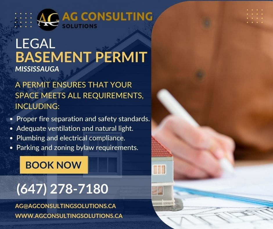 Legal basement permit Mississauga