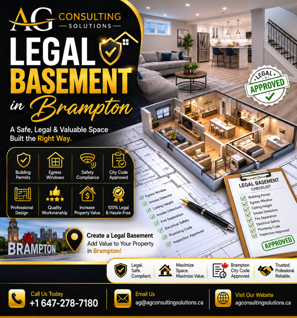 Legal Basement in Brampton