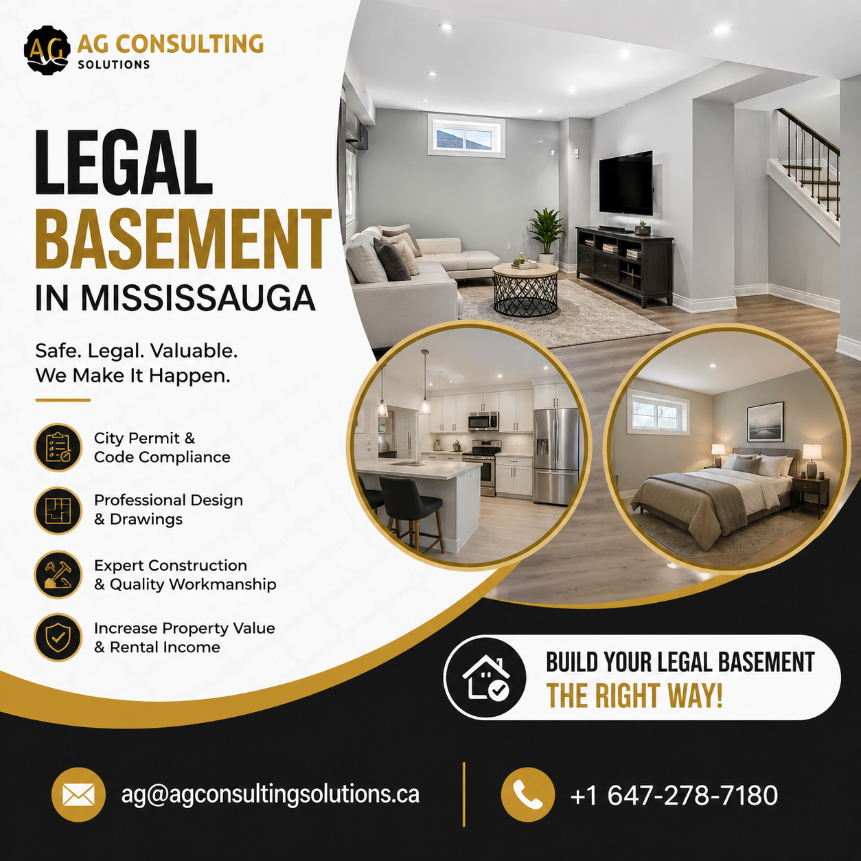 Legal Basement in Mississauga