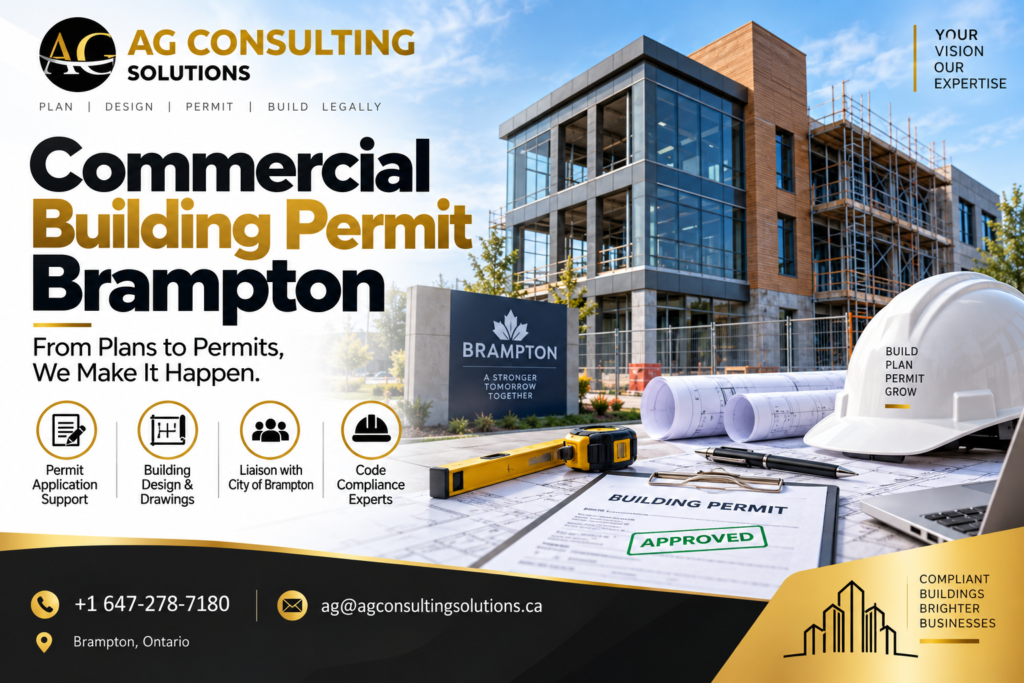 Commercial Building Permit in Brampton